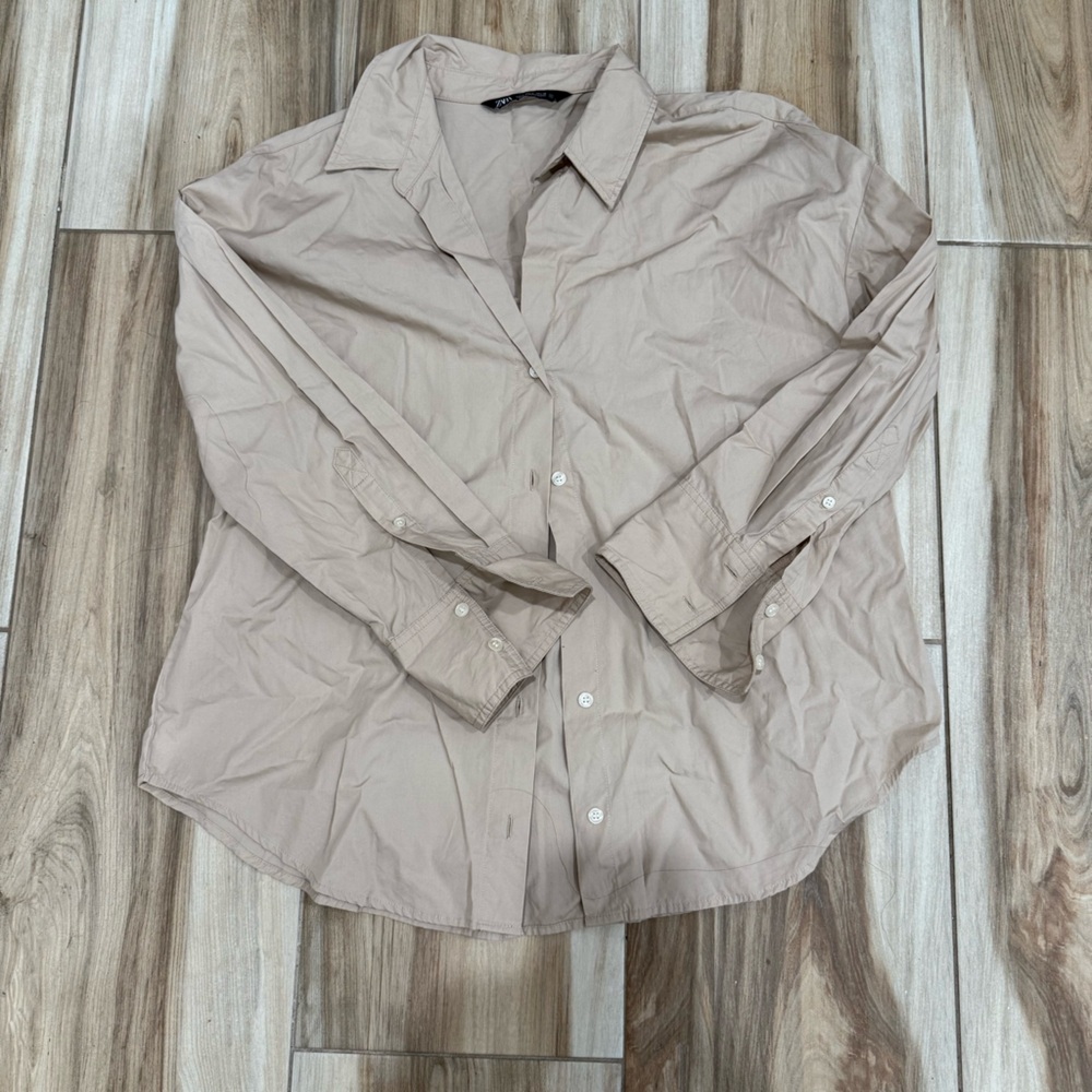 Zara Light Tan Shirt